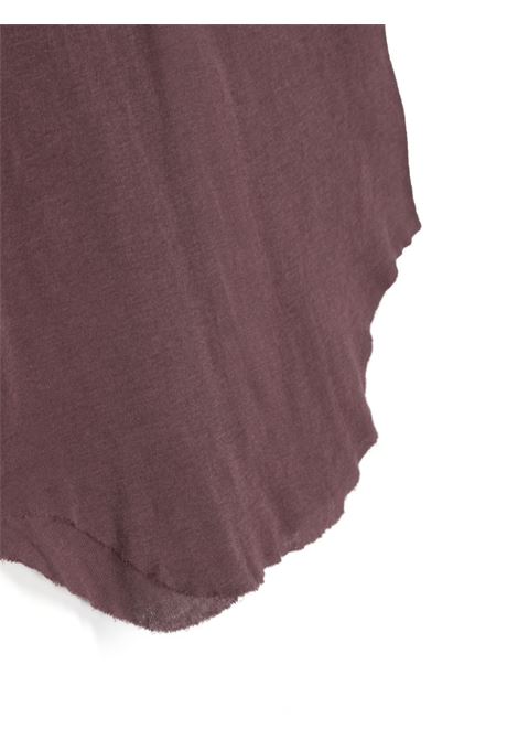 Canotta a bordo vivo in viola - bambino RICK OWENS KIDS | BG02C6150MR33